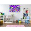 Hippie Design Self Adhesive Sticker Poster