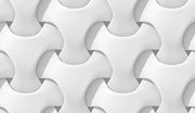 White 3D Self Adhesive Sticker For Refrigerator