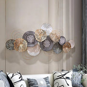 Indian Pattern Golden Wall Art