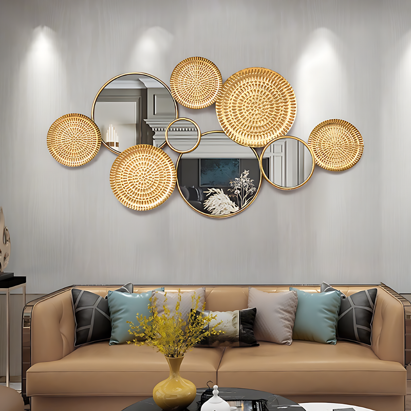 Bohemian The Circle Mirror: Your Key to Modern Bedroom Wall Art