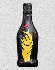 Finger Heart Bottle Art