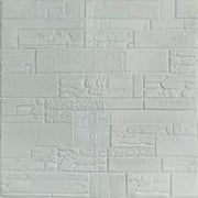 White Shaped 3D Foam Panel
