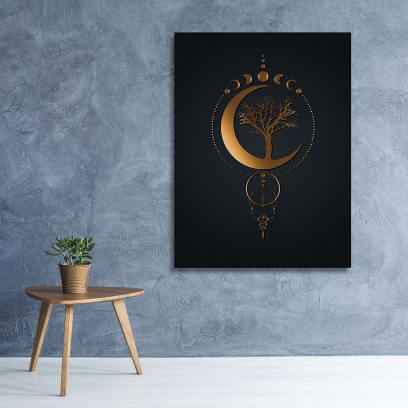 Golden Tree Moon Phases