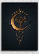 Golden Tree Moon Phases