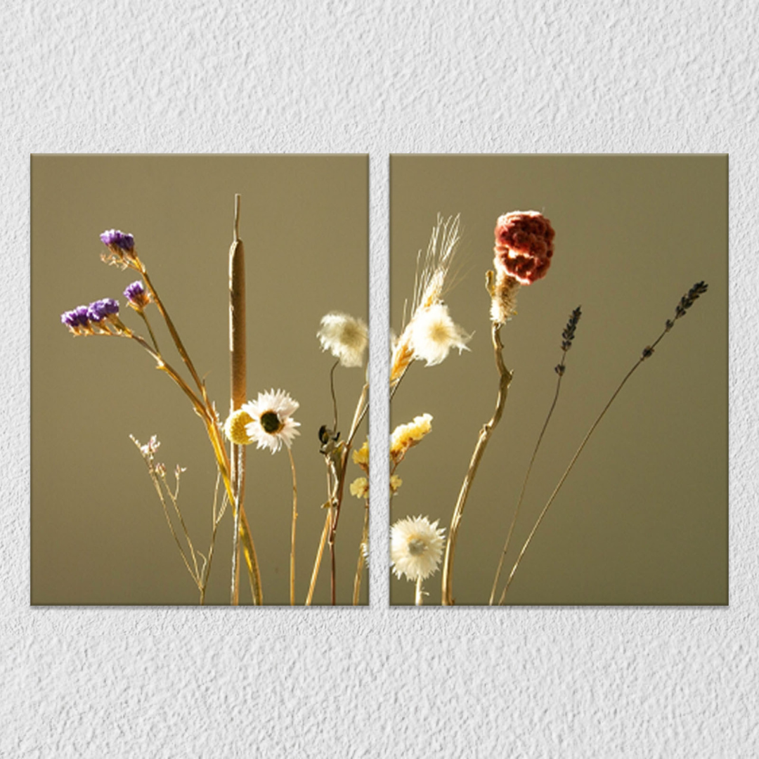 Bloom Floral Canvas Art, Set Of 2