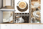 Beautiful Kitchen Tiles Pattern Customised Wallpaper