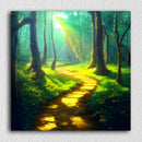 Graphic Forest Pathway