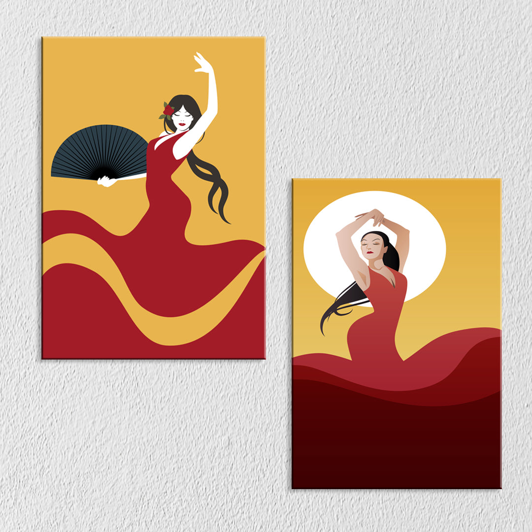 Spanish Dancer Set Of 2