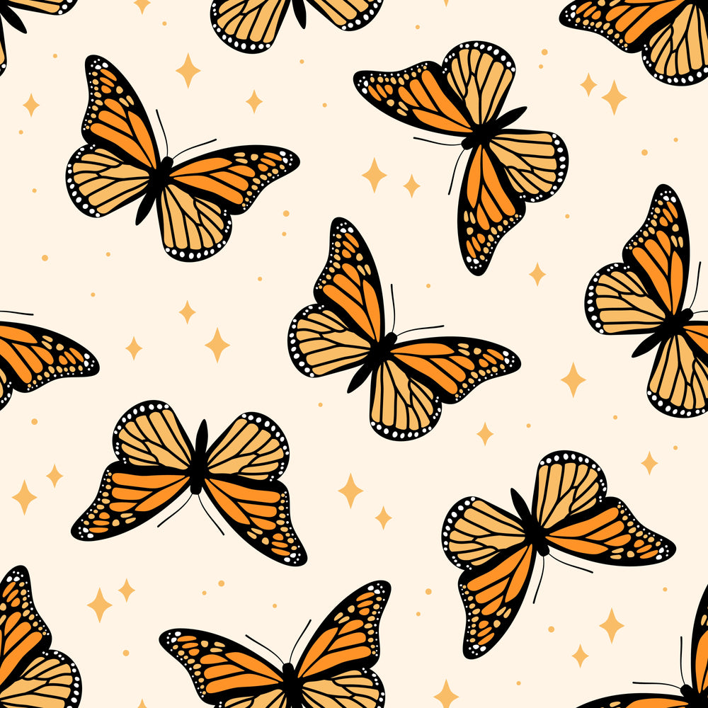 Yellow Butterfly Aesthetic  Novocomtop Orange Butterfly HD phone  wallpaper  Pxfuel