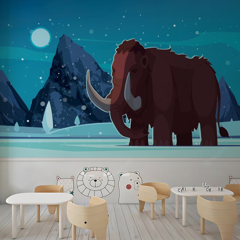 Wooly Mammoth School Wallpaper