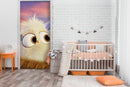 Cute Angry Bird Anime Self Adhesive Sticker For Door