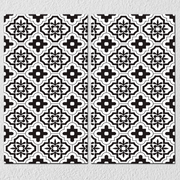 Black And White Floral Art, Set Of 2