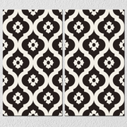 Simple Black And White Mandala Art, Set Of 2
