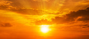 Sunset In Cloud And Sea Self Adhesive Sticker For Wardrobe