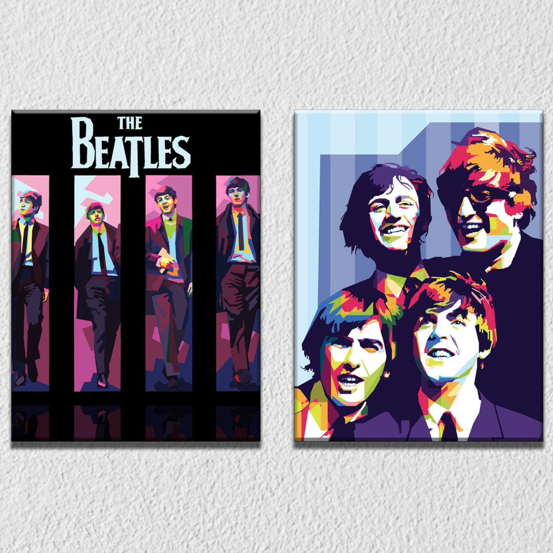 Band Beatles Wall Art, Set Of 2