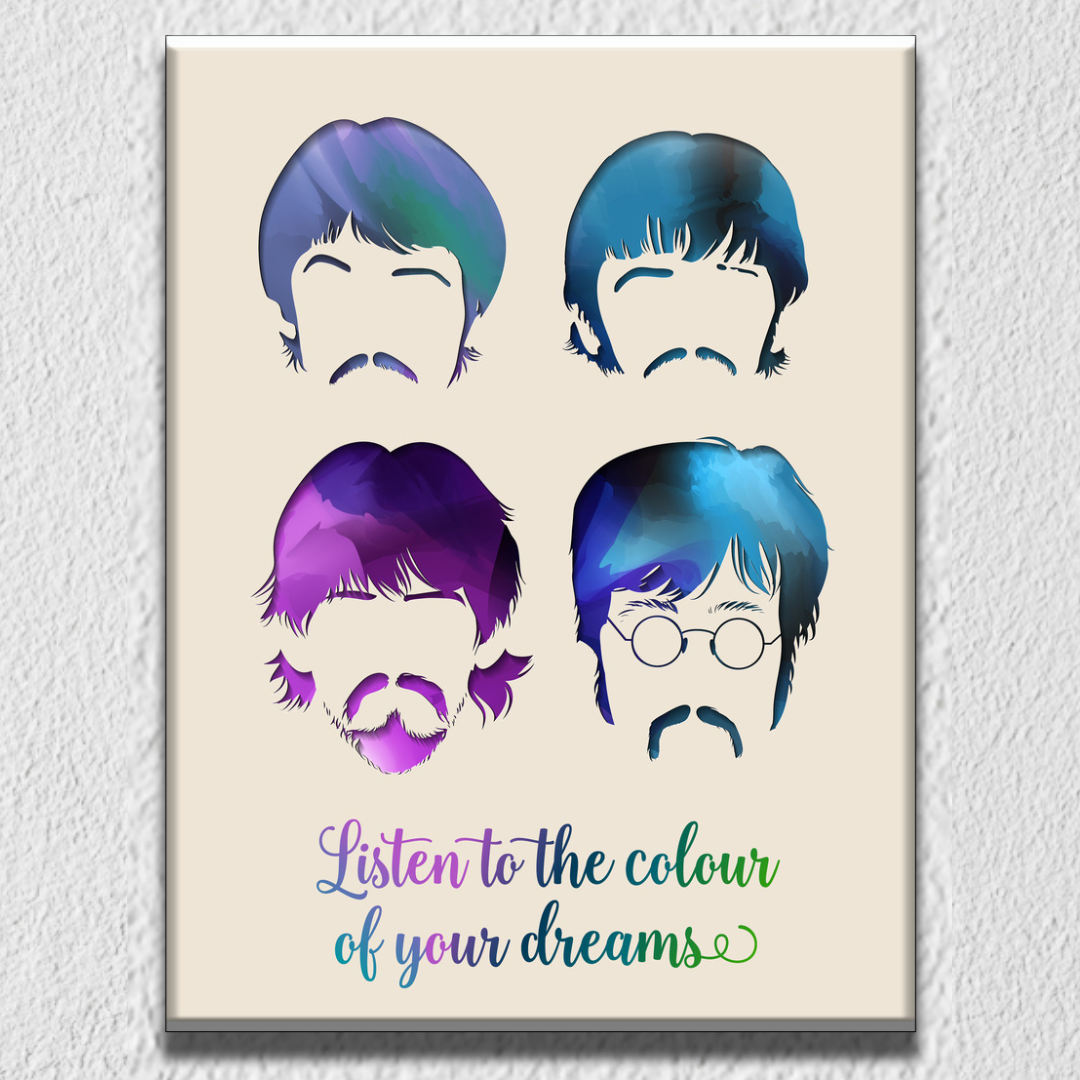 Faces Beatles Wall Art