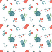 Wool Scissor Wallpaper