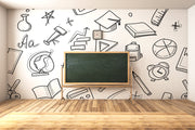 Simple School Doodles Wallpaper
