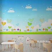 Cloud Vector School Wallpaper