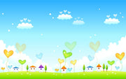 Cloud Vector School Wallpaper