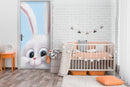 Bunny In Pink Anime Self Adhesive Sticker For Door