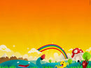 Rainbow Doodle Wallpaper