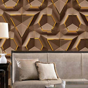 Shine 2 Geometric 3D Wallpaper