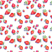 Strawberry Art Self Adhesive Sticker For Refrigerator