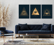 Third Eye Illustration Set Of 3