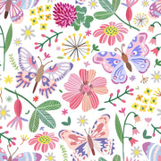 Floral Butterfly Wallpaper