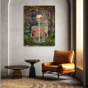 Floral Skeleton Art