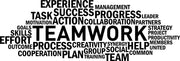 Teamwork Design Self Adhesive Sticker For Cabinet