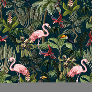 Flamingo Parrot Wallpaper