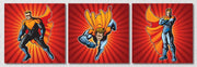 Superhero Comics Wall Art, Set Of 2