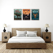 Vintage Wildlife Poster, Set Of 3