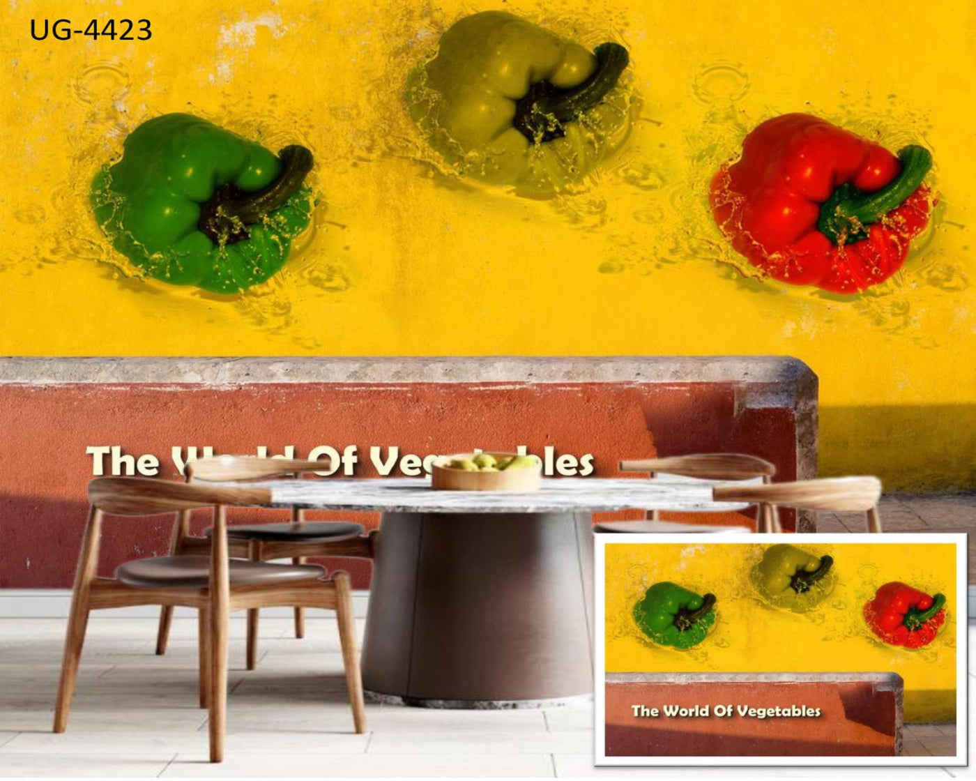 Bell paper Cafe Wallpaper