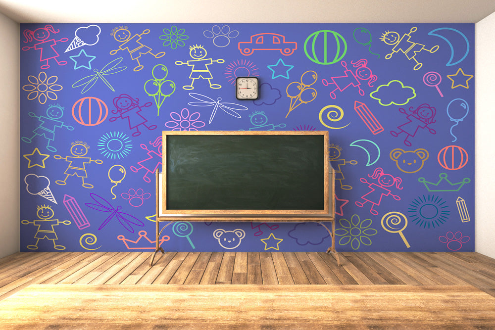 Kids Doodle Wallpaper