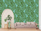 Green Leaves Pattern Customized Wallpaper