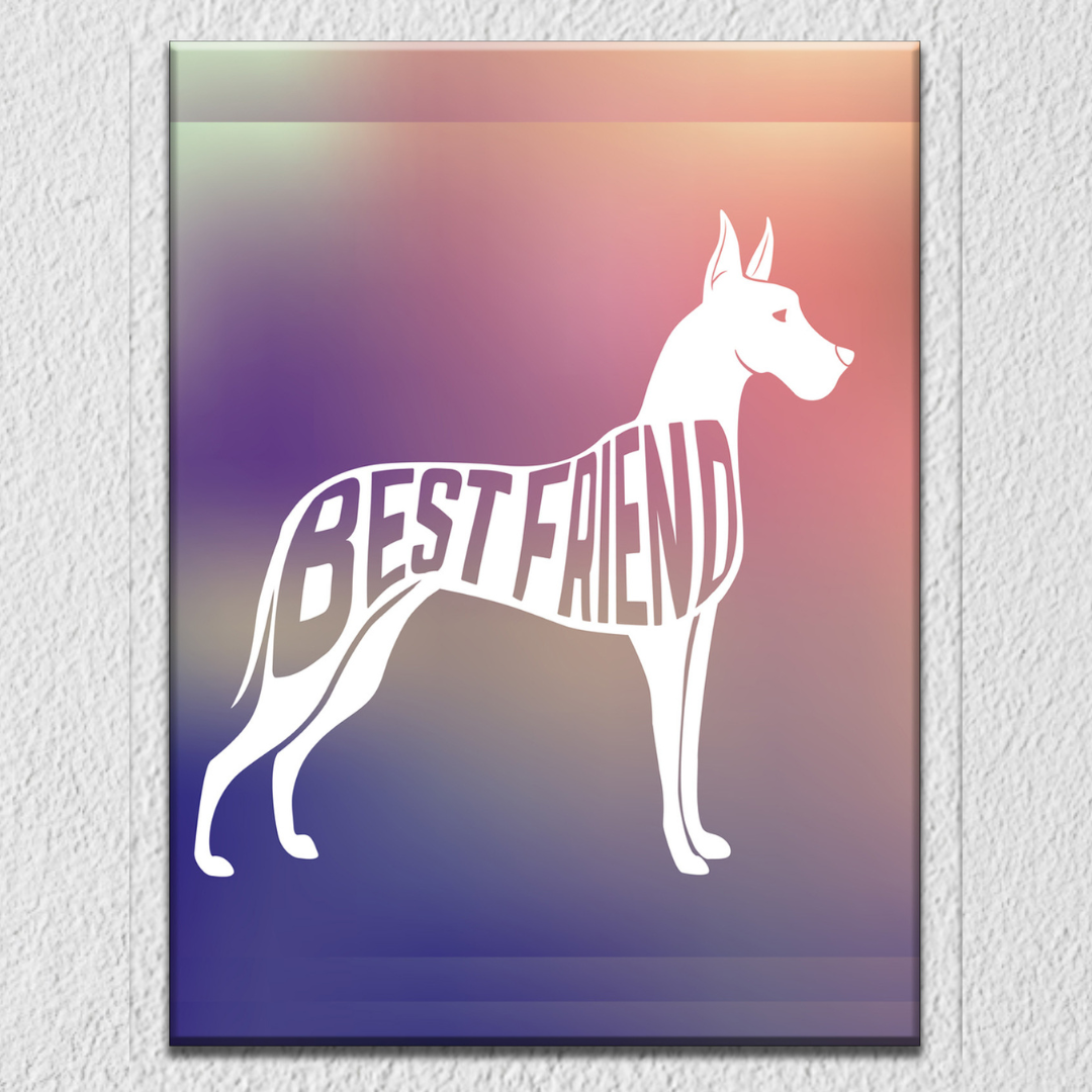 Best Friend Dog Wall Art