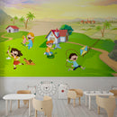 Kids Play School Wallpaper