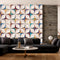 Multicolour tile Customised Wallpaper