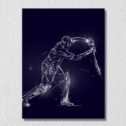 Cricket Batsman Wall Art