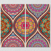 Ethnic Mandalas, Set Of 2