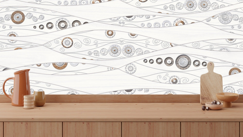 Kitchen Tiles Customised Wallpaper