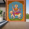 Goddess Mahagauri Blue Wallpaper