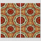 Orange Brown Indian Pattern, Set Of 2