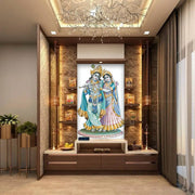 Radha Krishna white Wallpaper