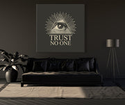 Trust No One Illuminati Canvas