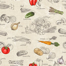 Veggies Sketch Customize Wallpaper