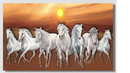 7 Horses Landscape Wall Art 15